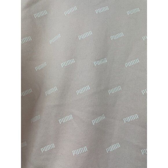 PUMA Soft Pink Pullover 1/2 zip cropped sweatshirt. Small - Picture 9 of 9